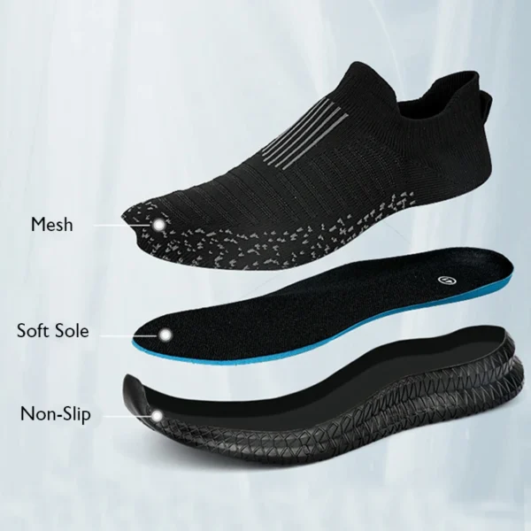 Atmungsaktive Männer Casual Schuhe Leichte Outdoor Männlichen Wanderschuhe Anti-slip männer Turnschuhe Slip auf Wohnungen Vulkanisierte Schuhe 2023 2