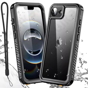 IP68 Wasserdichte Hülle für iPhone 16e 16 15 14 13 12 11 Pro Max XR XS Plus Metall Aluminium Schwimmen Telefon Luxus Unterwasser Abdeckung