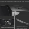 Neue kdeam Marke Design polarisierte Sonnenbrille für Männer Outdoor-Sport Sonnenbrille Mode coole Frauen bunte Sonnenbrillen Brillen uv400 4