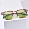 FONEX Acetat Titan Sonnenbrille Frauen Trendy Marke Design Vintage Retro Runde Polarisierte Japanische Sonnenbrille für Männer 85793 2