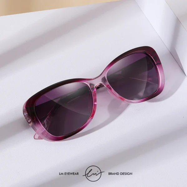 LM 2024 frauen Sonnenbrille Gradienten Polarisierte Linse Luxus Design Damen Elegante UV400 Mode Brillen Lunette De Soleil Femme 2