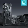 Eary für iPhone 16/15/Pro Max Stoßstangen etui mit Magnetst änder rahmenlose flüssige Metall stoß feste minimalist ische Telefon abdeckung