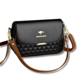 Hochwertige Designer-Umhängetasche für Damen aus echtem Markenleder