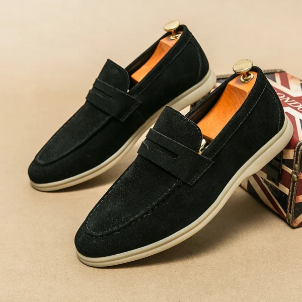 Slip-on Loafer für Männer Weiche Fahren Mokassins Hohe Qualität Wohnungen Männliche Wanderschuhe Wildleder Casual Loafer Sommer männer Schuh 5