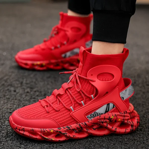 Männer schuhe Turnschuhe Männlichen tenis Luxus schuhe Herren casual Trainer Rennen Atmungsaktive mode müßiggänger laufschuhe für männer 2