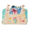 Disney Loungefly Stitch Luau Cosplay Damen Doppelgurt Umhängetasche Geldbörse Sandcastle Strand Überraschung Rucksack Geldbörse Mädchen Geschenk 4