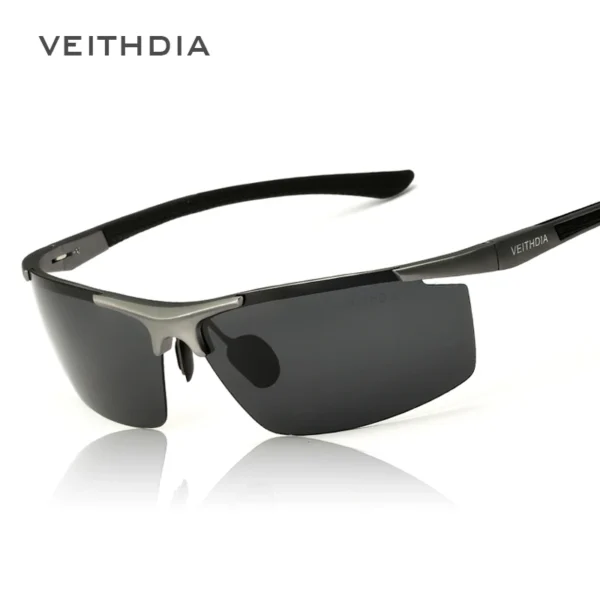 VEITHDIA Sonnenbrille Sport Aluminium Magnesium männer Outdoor Radfahren Polarisierte UV400 Fahren Sonnenbrille Brillen Für Männliche VT06588 2