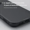 Für iPhone 16 Pro Max / 16 Plus / 16 Pro Nillkin Shield Pro magnetische Hülle Anti-Fingerabdruck stoßfeste Rückseite 3