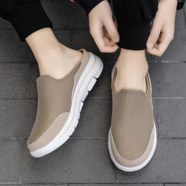 2024 männer Hausschuhe Sommer Atmungsaktive Hause Hausschuhe Männer Dicken Boden Dias Mode Paar Wanderschuhe Chanclas Hombre 3