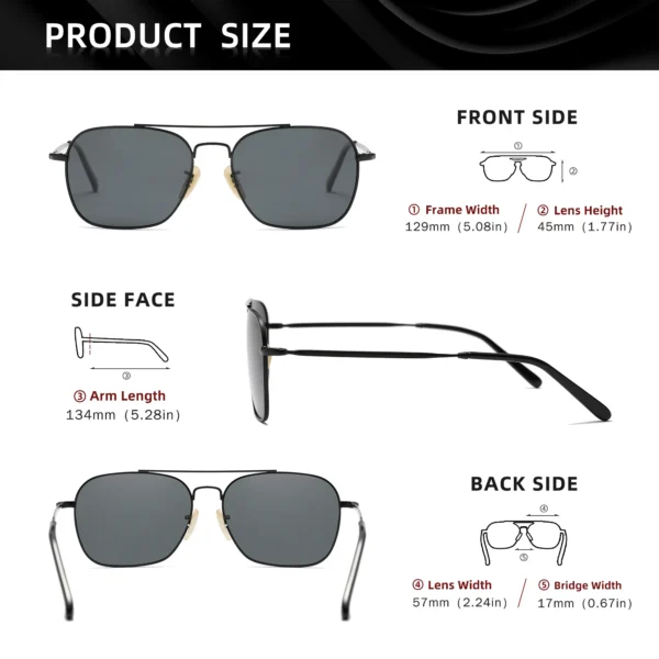 KINGSEVEN Marke Männer Trendy Sonnenbrille Fashion Square Legierung Rahmen Frauen Polarisierte UV400 Gläser Luxus Fahren Outdoor Brillen 2
