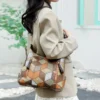 Mode Kontrast Farbe Große Kapazität Weibliche Einkaufstasche PU Leder dame Schulter Tasche Marke Designer frauen Eimer Handtaschen 2