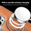 Unsichtbare Ständer Telefon Fall Für iPhone 13 11 12 14 15 Pro Max Business Leder Halter Abdeckung Magsafe Für IPHON 12 13 14 15 Promax 2