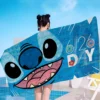 S-Stitch Cartoon-Strandtuch, bunte Badetücher für Mädchen, Mikrofaser, schnell trocknend, individuell, sandfrei, Strand, Yoga, Spa, Fitnessstudio, Pool