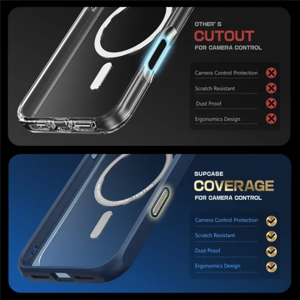 For iPhone 16 Pro Max Case mit Kameras teuerung Capture Button Suppcase Ab Mag schlanke stoß feste magnetische Magsafe Handy hülle Abdeckung 2