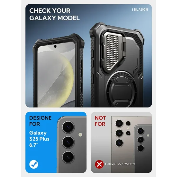 For Samsung Galaxy S25 Plus Case (2025) (6,7) Zoll I-BLASON Armorbox Ganzkörper robuste Telefon hülle mit integriertem Displays chutz 2