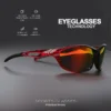 1 Stück/3 Stück polarisierte Retro-Herren-Sport-Sonnenbrille, langlebiger, durchscheinender farbiger Rahmen und TAC-Linse, zum Wandern, Angeln, Rennen 4