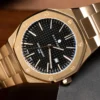 SAPPHERO Rose Gold Männer Uhren Luxus Edelstahl Uhr High-End Männer Geschenke Uhr Datum Mode Sport Wasserdichte Uhr Für Männer 5