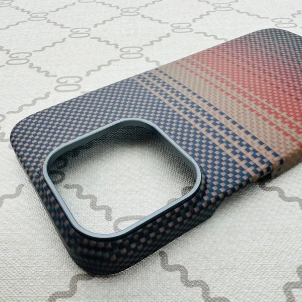 Echte reine Kohlefaser-Air-Hülle, leichte Aramidfaser-Abdeckung für iPhone 15 16 Plus Pro Max, ultradünne Hülle, kompatibel mit MagSafe 5