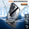 IP68 Wasserdichte Fall Für Samsung S25 S24 S23 S22 Ultra S24 FE A56 A36 A55 A35 A16 Metall Aluminium Schwimmen Telefon luxus Fundas 2