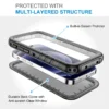 SPORTLINK Wasserdichte Hülle für iPhone 14 13 12 11 15 Pro XS Max SE 2. 3. 2022 X XR 5 7 8 Schwarze Abdeckung Tauchen Unterwasser Schwimmen 2