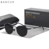 Barcur tr90 tempel sonnenbrille frauen polarisiert mode sonnenbrille fahren rund damen sonnenbrille 4