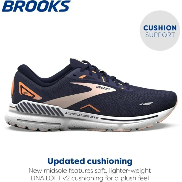 Das Adrenaline GTS 23 von Brooks für Damen bietet ein leichtes Gefühl und maximale Dämpfung für jeden Schritt 2