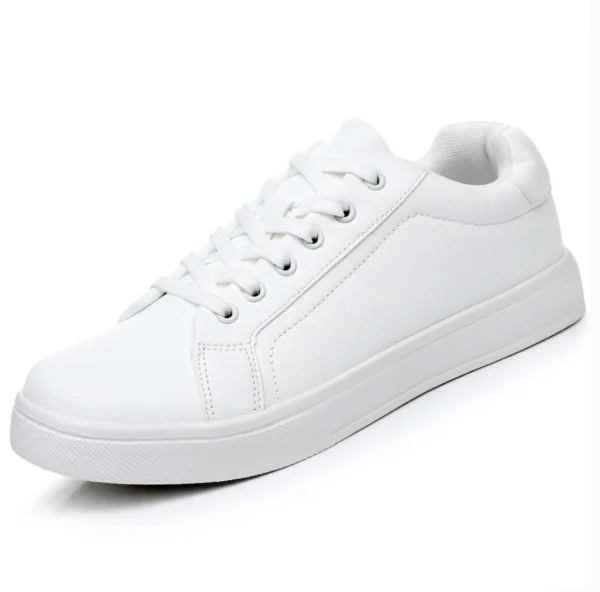 Herrenschuhe, Skateboard-Schuhe für Herren, Turnschuhe, leichte weiße und schwarze Sportschuhe 2