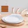 Gianxi Frühstück Pfannkuchen Pfanne medizinische Stein Pfanne verdickt Antihaft-Pfanne Ei Pfannkuchen Steak Pfanne Hamburger Brötchen 2