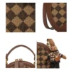 Damentasche für Damen, modisch, luxuriös, Designer-Reißverschluss, kleine Handtaschen für Damen, Leder, Orbicular-Umhängetasche, Trend-Anhänger 6