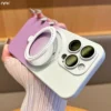 Für iPhone 15 Pro Max Luxus Magsafe Magnetischer Ständer Flüssigsilikon Handyhülle für iPhone 11 12 13 14 16 Plus Schutzhülle