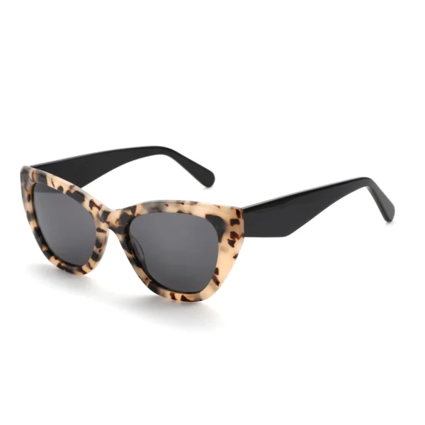ZENOTTIC Damen-Sonnenbrille, quadratisch, Acetat, polarisiert, dicker Rahmen, UV400-Schutz, Sonnenbrille, modisches Damen-Einkaufsgeschenk 3