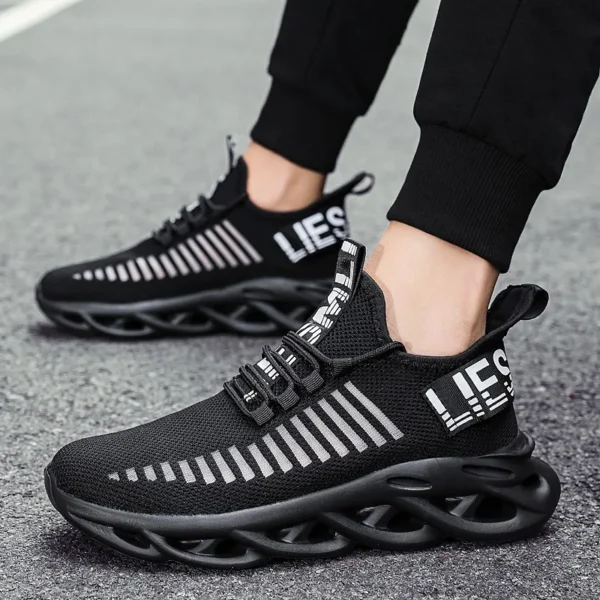 Männer Schuhe Bequeme Unisex Turnschuhe Atmungsaktive Paar Laufschuhe Frauen Tenis Sport Schuh Größe 36-46 Weiß Walking Turnschuhe 4
