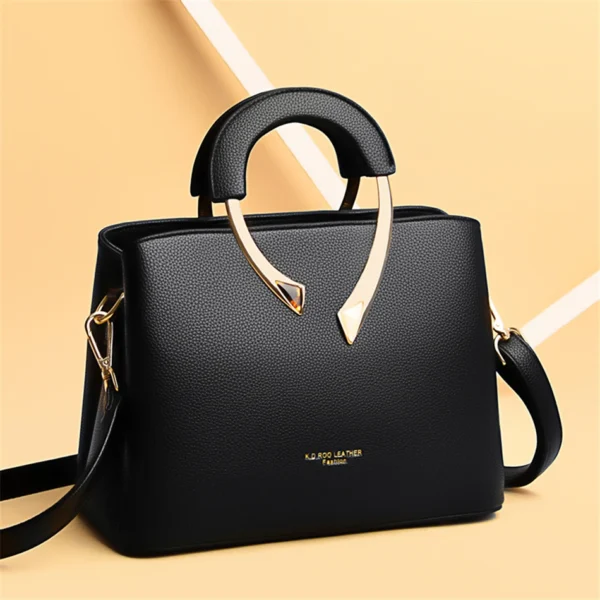 ECHTE VANDERWAH Hochwertiges Leder Casual Tote Luxus Handtaschen Frauen Taschen Designer Schulter Umhängetaschen für Frauen 2024 3