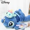 Original Disney 53CM Kawaii Stich Stofftier Liegende Position Stich Plüsch Puppe Werfen Kissen Geburtstag Geschenk Für Kinder Oder Freundin 5