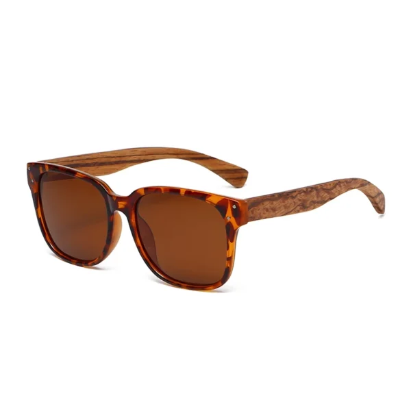Marke Natürliche Holz Sonnenbrille Männer Frauen Polarisierte Mode Sonnenbrille Original Holz Oculos De Sol Masculino Neue TR90 Rahmen 4