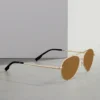 Männer und Frauen Doppelbrücke Brillengestell Metall Ovale Sonnenschutz Vollrandbrille Polarisierte Sonnenbrille Für Optische Gläser