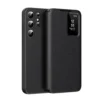 Flip Leder Windows Card Slot Halter Handyhülle für Samsung Galaxy S25 S24 Ultra S23 S22 Plus Brieftasche Anti-Fall-Schutzhülle