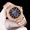 Silver Gold Black Blue Moonphase Calendar Daydate New Watch Men Automatic Mechanical Watches Stainless Steel 5726