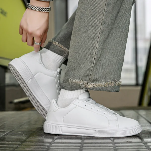 PU Leder Männer Schuhe Turnschuhe Trend Casual Schuhe Freizeit Männlichen Turnschuhe Schuhe Männer Vulkanisierte Schuhe Paar Schuhe Frauen Schuhe 3