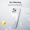 Baseus Magnetische Hülle für iPhone 16 Pro Max, schlanke, dünne Handyhülle, transparente Abdeckung für iPhone 16 Pro Plus, magnetische Rückseite 4