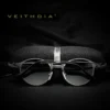 VEITHDIA Männer Sonnenbrille Mode Runde Unisex Sonnenbrille Polarisierte Beschichtung Spiegel Sport Fahren Männliche Brillen Für Frauen 6358 4