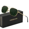 KINGSEVEN Marke Sonnenbrille Polarisierte Männer Frauen Mode Legierung Metall Dünnen Rahmen Fahren Gläser Klassische Anti-glare Brillen