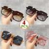 Sonnenbrille Damen 2025, Fahren, Reisen, großer quadratischer Rahmen, Luxus-Markendesign, Farbverlauf, Vintage-Sonnenbrille, Damen, Herren, Unisex 5