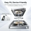 Baseus Magnetische Hülle für iPhone 16 Pro Max, schlanke, dünne Handyhülle, transparente Abdeckung für iPhone 16 Pro Plus, magnetische Rückseite 3