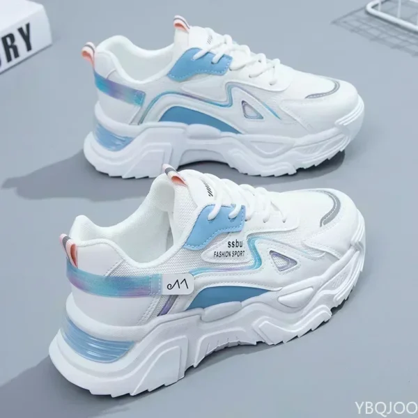 2025 Turnschuhe Frauen Plattform Flache Schuhe Frau Schuhe Grün Casual Trainer Damen Chunky Turnschuhe Frauen Schuhe 2