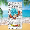 Strandtuch D-Dragon Balls für Bad Körperpflege Große Handtücher Home Badezimmer Set Zubehör Sauna Spa Turban zum Haartrocknen 4