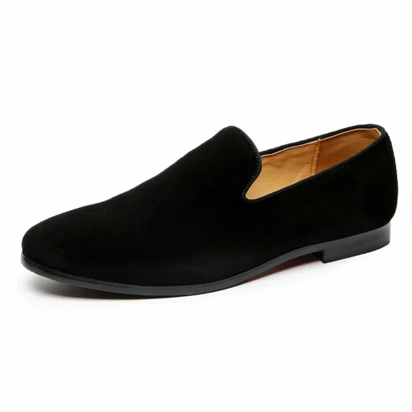 Herren-Freizeitschuhe, Wildleder, echtes Leder, Herren-Slipper, Party, Hochzeit, Loafer, Mokassins, Herren, leicht, bequem, zum Fahren 5