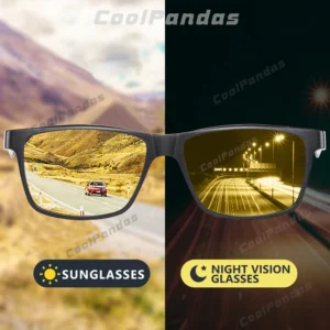 Top Carbon faser Platz Fahren Photochrome Polarisierte Sonnenbrille Männer Tag Nacht Vision Brille sonnenbrille gafas de sol hombre