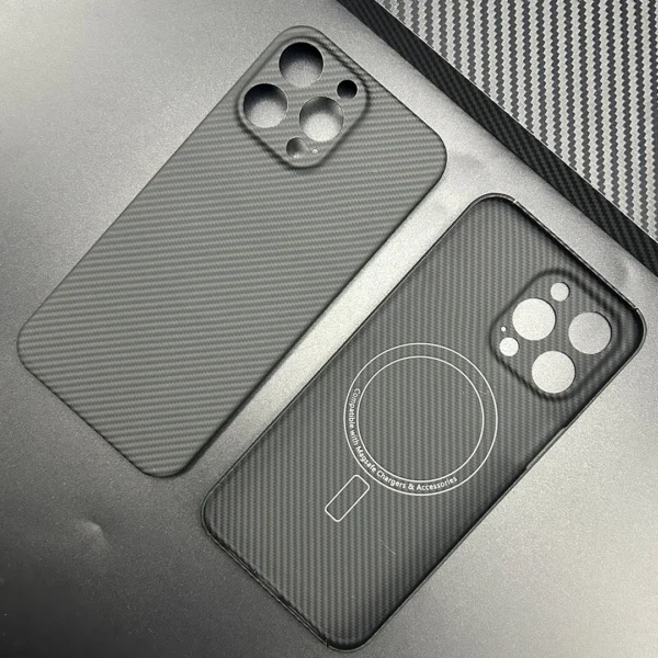 Magnetische echte Aramid-Carbonfaser-Telefonhülle für iPhone 13 14 15 16 Pro Max 16 Pro Max i14 i15 i16 Macsafe Magsafe 6