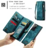 CaseMe Reißverschluss-Geldbörse, abnehmbare Leder-Handyhülle für Samsung Galaxy S25 Ultra S24 fe S20 S22 S21 S23 Plus Note 10 20 5G-Abdeckung 2